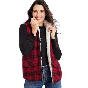 Maurices NWT Buffalo Plaid Vest Size XL